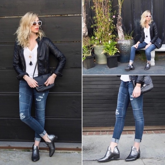 HUDSON | 'Brooklyn Moto Super Skinny' Jeans in Walk of Fame | Size 25 - Picture 3 of 15